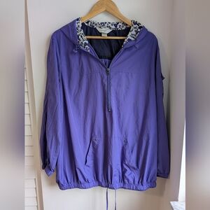 CJ Banle Purple Hooded Windbreaker Super Soft And Lightweight Size XXXL 3X